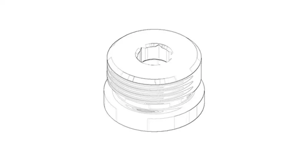 DORNBRACHT Nippel ERSATZTEILE 092404289 D. 13 x 7,5 mm Chrom, 092404289-00 Galeriebild 1